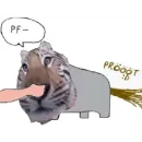 Стикер Тигр