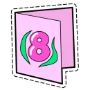 Стикер 8 марта