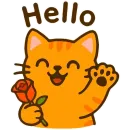 Стикер Котики