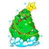Стикер Елочка Иголочка