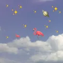 Стикер emoji in the sky
