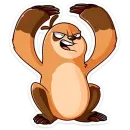 Стикер Бодрый Эл