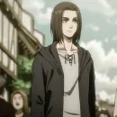 Стикер 𖥻 eren jaeger : ⚔ :