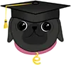 Стикер Eva The Pug