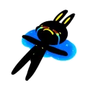 Стикер Зло из золота