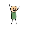 Стикер Cyanide and Happiness