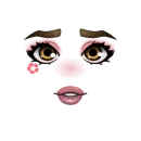 Стикер barbie model faces
