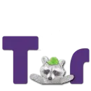 Стикер famous racoon