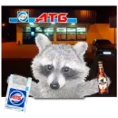 Стикер famous racoon