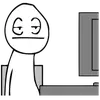 Стикер Desk / meme faces