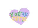 Стикер Cute