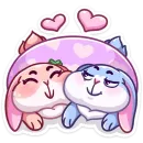 Стикер Пыш и Пышка