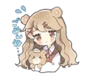 Стикер fluffy