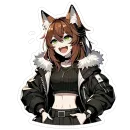 Стикер Fox Nika