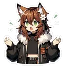 Стикер Fox Nika