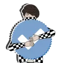 Стикер ФРЕНДЗОНА | FAN