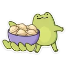 Стикер Лягушачий микс