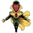 Стикер Superheroes