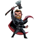 Стикер Superheroes