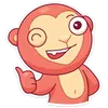 Стикер Monkey Gibby