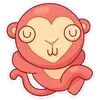 Стикер Monkey Gibby