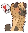 Стикер little Hyena