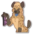 Стикер little Hyena