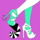 Стикер Девушки и немного соблазна