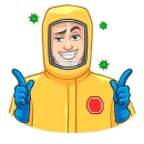 Стикер Главный врач