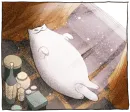 Стикер Gloomy Cat