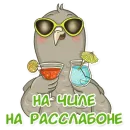 Стикер golub shmolub