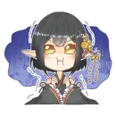 Стикер Госпожа тян