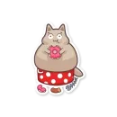 Стикер Gray Kitten