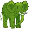 Стикер Green Elephant (chistigovno.ru)