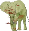 Стикер Green Elephant (chistigovno.ru)