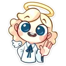 Нимб и рожки