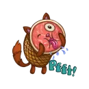 Стикер Ветчинный Кот | Ham Cat