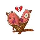 Стикер Ветчинный Кот | Ham Cat