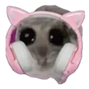 Стикер sad hamster