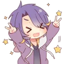 Стикер Веселый кун