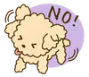 Стикер happy poodle