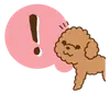 Стикер happy poodle