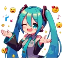 Стикер Hatsune Miku