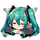 Стикер Hatsune Miku