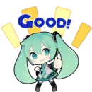 Стикер hatsunemikuline