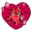 Стикер Heart and Brain