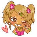 Стикер 2000s gyaru