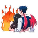 Стикер Адская парочка