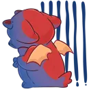 Стикер Адский Козленыш Без Текста