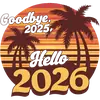 Стикер Hello 2026